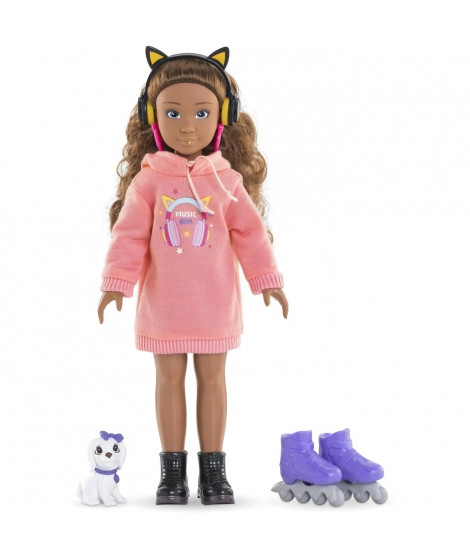 Poupée mannequin - COROLLE - Melody Music & Mode - 28 cm - 4 accessoires - des 4 ans