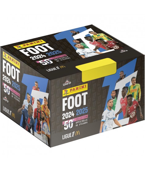 Boîte - PANINI - Foot Ligue 1 2024-2025 - McDonald's - 50 pochettes - 350 stickers