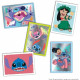 Blister - PANINI - Stitch - 11 pochettes - 55 stickers