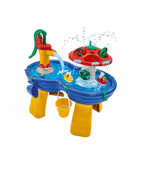 Table d'eau pour enfants - Aquaplay - Champignon Arroseur - 2 bâteaux et 2 figurines incluses