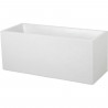EDA Jardiniere Graphit - 99,5 x 39 x H 43 cm - 97,6 L - Blanc cérusé