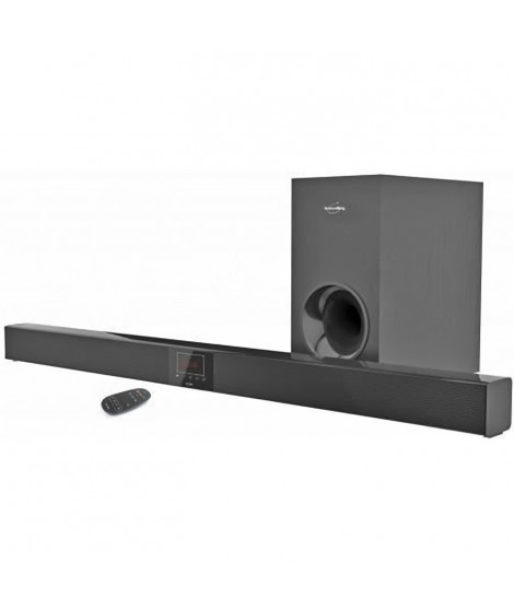 Barre de son INOVALLEY BS2.1 - Bluetooth 80W et caisson de basse 20W