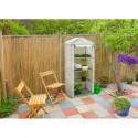 NATURE Serre de balcon avec étageres - H160 x 69 x 49 cm