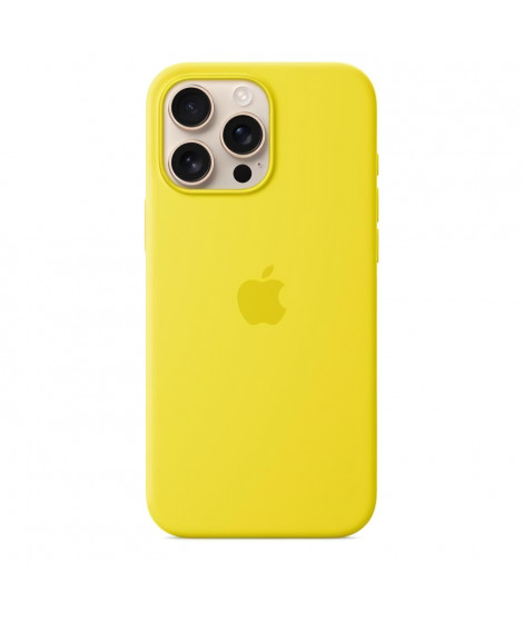 APPLE iPhone 16 Pro Max - Coque en silicone avec MagSafe - Star Fruit