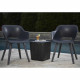 Chaises d'extérieur Akola - Keter - Lot de 2 - Graphite - Résine - Ergonomique