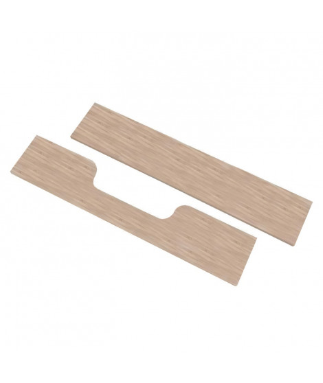 Kit d'évolution OLIVIA pour lit a barreaux - Compatible avec les chambres Duo et Trio PIA et NIKO - L140 x H27 x P2 cm - Chene