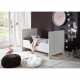 Kit d'évolution OLIVIA pour lit a barreaux - Compatible avec chambres Duo et Trio BERRY et NIKO - L140 x H27 x P2 cm - Blanc