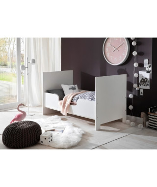 Kit d'évolution OLIVIA pour lit a barreaux - Compatible avec chambres Duo et Trio BERRY et NIKO - L140 x H27 x P2 cm - Blanc