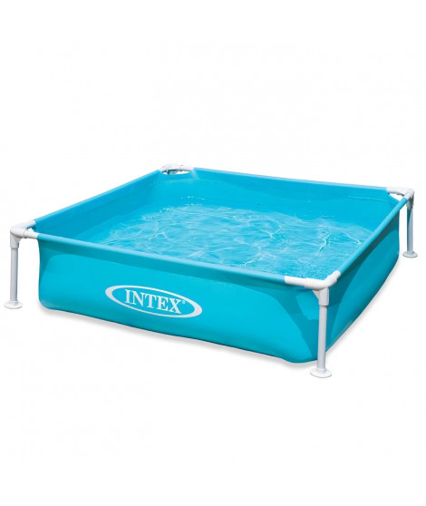 Intex - 57173NP - Piscinette metal acidulée carrée turquoise