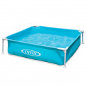 Intex - 57173NP - Piscinette metal acidulée carrée turquoise