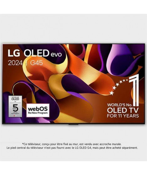 LG - TV OLED UHD 4K - OLED83G45LW
