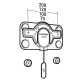 ERARD - Support mural fixe 044020