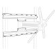 ERARD - Support mural orientable 043490