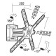 ERARD - Support mural orientable 043340