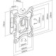 MBG FRANCE - Support mural orientable H2342/1A