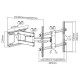 MBG FRANCE - Support mural orientable H3270-3A