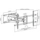 MBG FRANCE - Support mural orientable H3290-6A