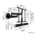 VOGEL'S - Support mural orientable NEXT8365