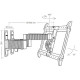 ERARD - Support mural orientable 048390