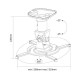 MBG FRANCE - Support vidéoprojecteur D110NEW