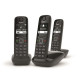 GIGASET - Téléphone résidentiel AS690TRIONOIR