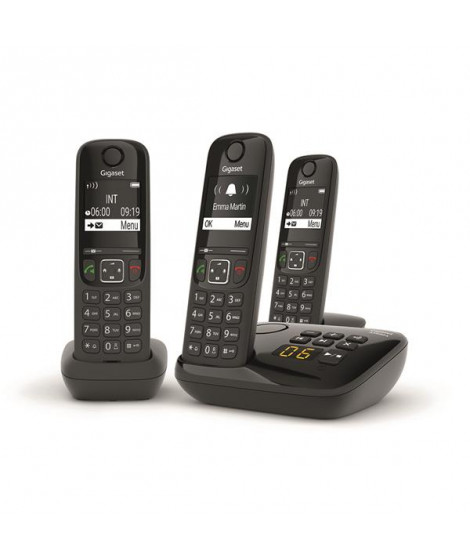 GIGASET - Téléphone résidentiel AS690ATRIONOIR