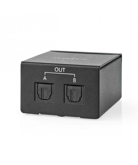 NEDIS - Répartiteur audio optique - ASPL2512BK