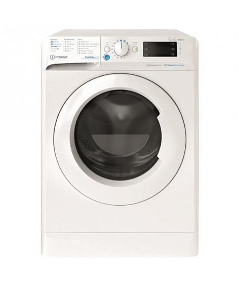 INDESIT - Lave-linge séchant BDE76435WVFR