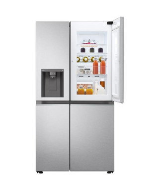 LG - Réfrigérateur américain GSJV80MBLE