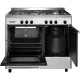 GLEM - Cuisinière butanette GA960PCGIX
