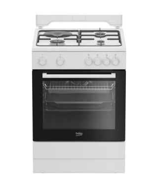 BEKO - Cuisinière mixte  FBS63121WD