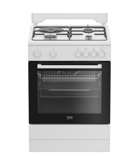BEKO - Cuisinière mixte  FBS63121WD
