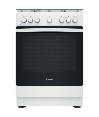 INDESIT - Cuisinière mixte IS67M5PCW/FR/1