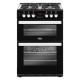 BELLING - Cuisinière mixte PCENTR60DFBLKU