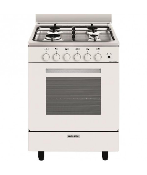 GLEM - Cuisinière mixte GA660CVMWH