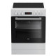 BEKO - Cuisinière vitrocéramique - FSE67300WCS