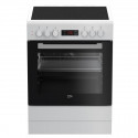 BEKO - Cuisinière vitrocéramique - FSE67300WCS