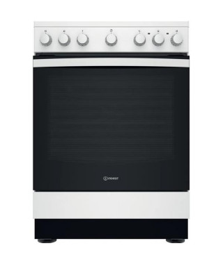 INDESIT - Cuisinière vitrocéramique IS67V5PCW/E