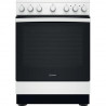 INDESIT - Cuisinière vitrocéramique IS67V5PCW/E
