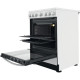 INDESIT - Cuisinière vitrocéramique IS67V5PCW/E