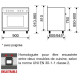 GLEM - Piano de cuisson mixte GE960CVIX2