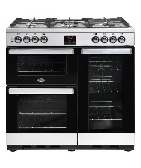 BELLING - Piano de cuisson mixte PCENTR90DFSTA