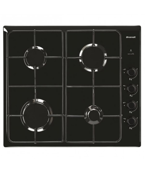 BRANDT - Table de cuisson gaz BPE6410B