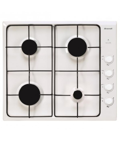 BRANDT - Table de cuisson gaz BPE6410W