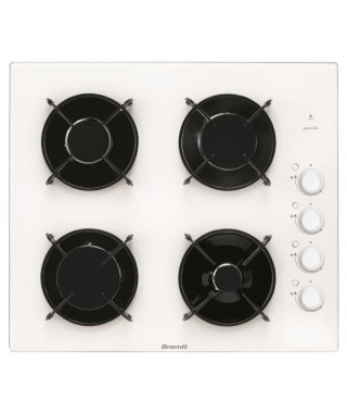 BRANDT - Table de cuisson gaz BPG6413W
