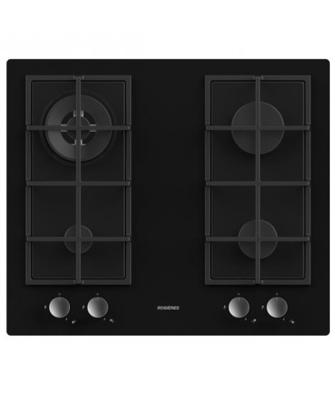 ROSIERES - Table de cuisson gaz RVG6BR4SB/1