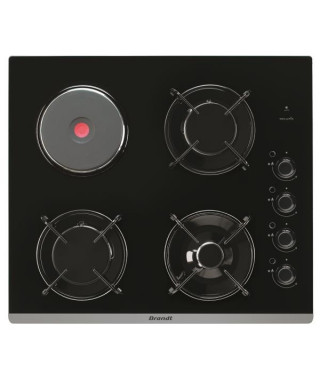 BRANDT - Table de cuisson mixte BPG6413BM