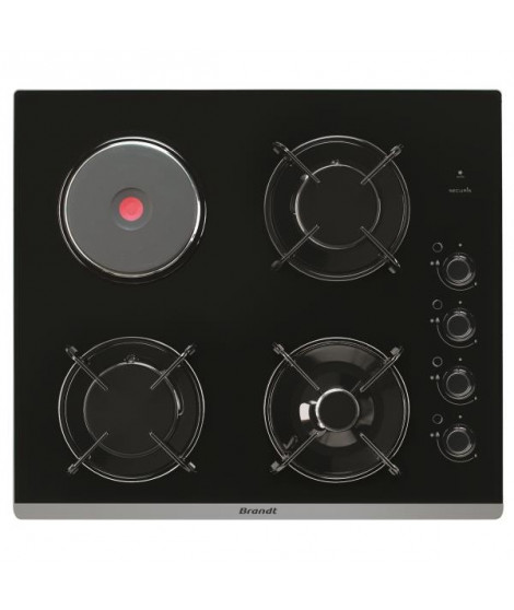 BRANDT - Table de cuisson mixte BPG6413BM
