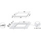 WHIRLPOOL - Table induction WBB3760BF