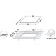 WHIRLPOOL - Table induction WLB3965BFIXL